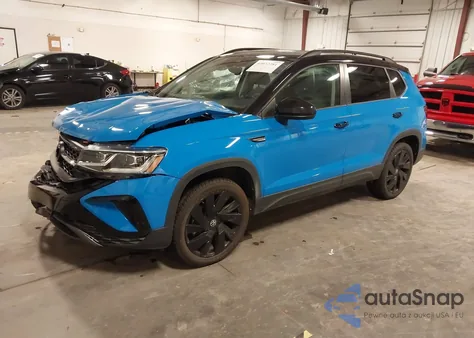 2024 Volkswagen Taos 1.5T Se Black из США, поврежденный, VIN 3VVLX7B21RM126346